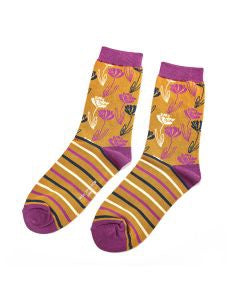 Bamboo Socks - Climbing Floral
