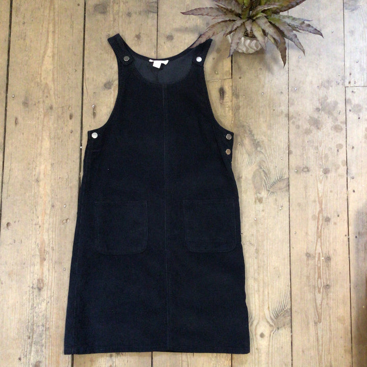 Cord Pinafore - Navy