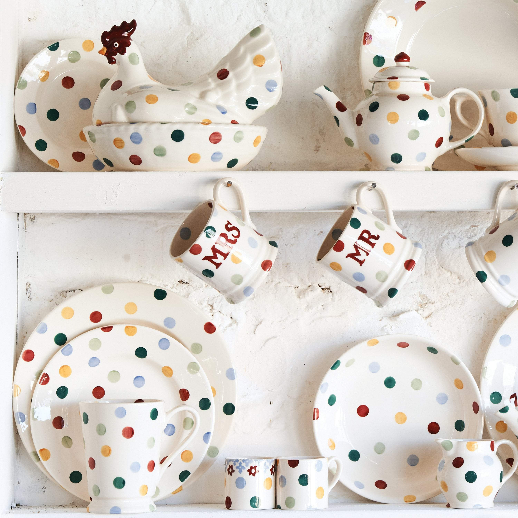 Polka Dot Cocoa Mug