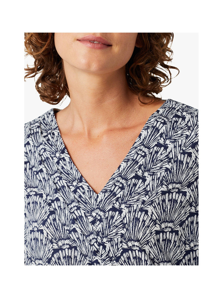 Moire Tunic - Blue