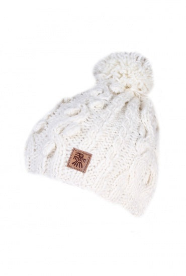 Ardara Bobble Beanie - Cream
