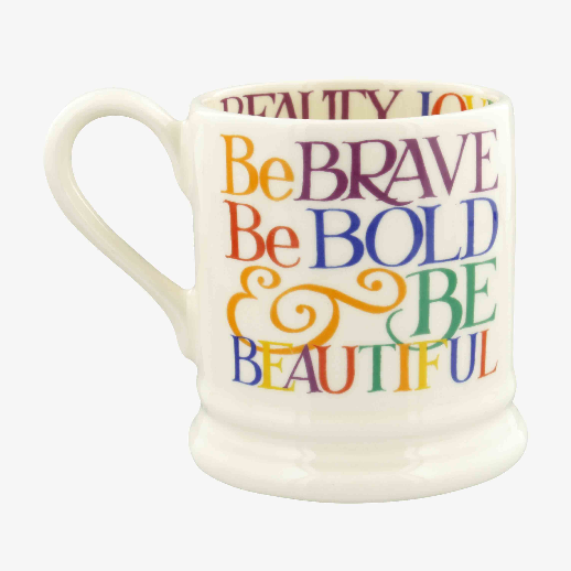 Kindness & Cheerfulness - Rainbow Toast 1/2 Pint Mug