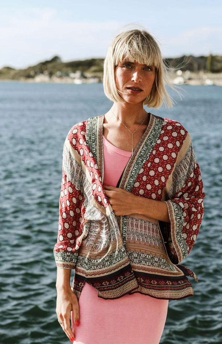 Moorish Print Kimono