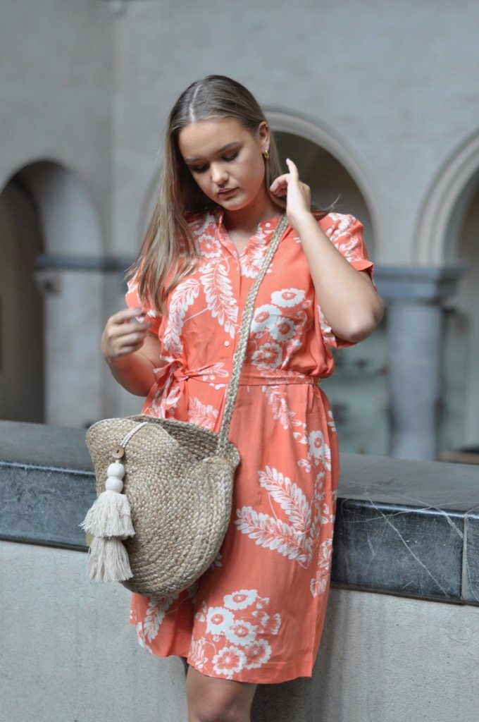 Riley Dress - Medium Pink