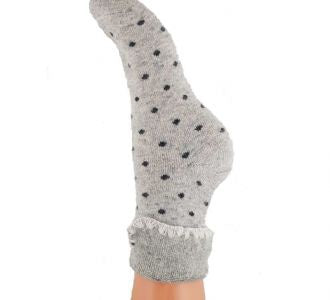 Small Dotty Cuff Socks
