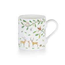 Woodland Scene Bone China Mug