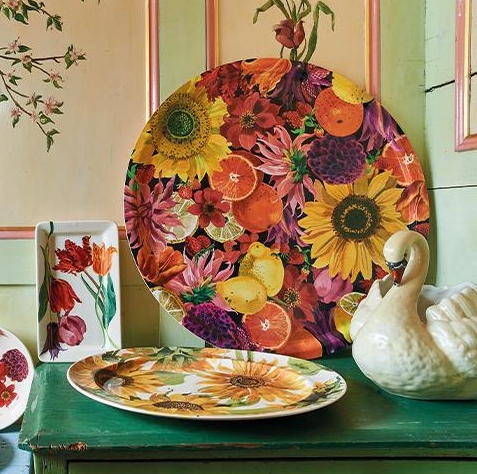 Tulips Medium Oblong Plate