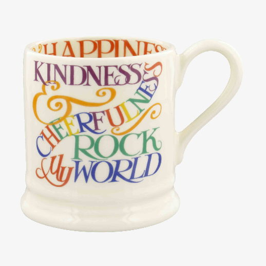 Kindness & Cheerfulness - Rainbow Toast 1/2 Pint Mug