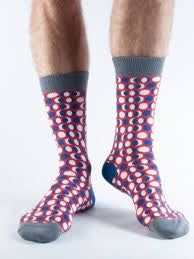 Bamboo - Mens - Spotted Socks