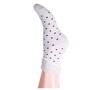 Small Dotty Cuff Socks