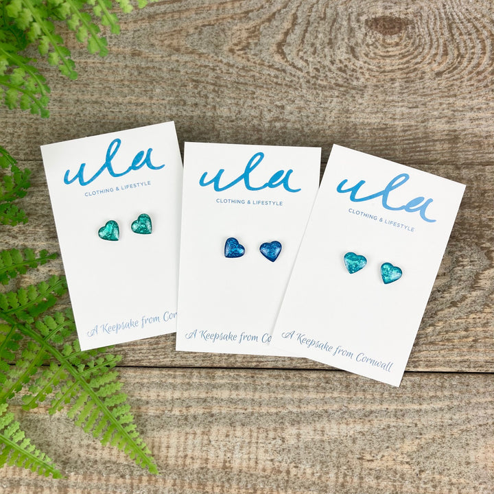 Cornish Keepsake Heart Studs