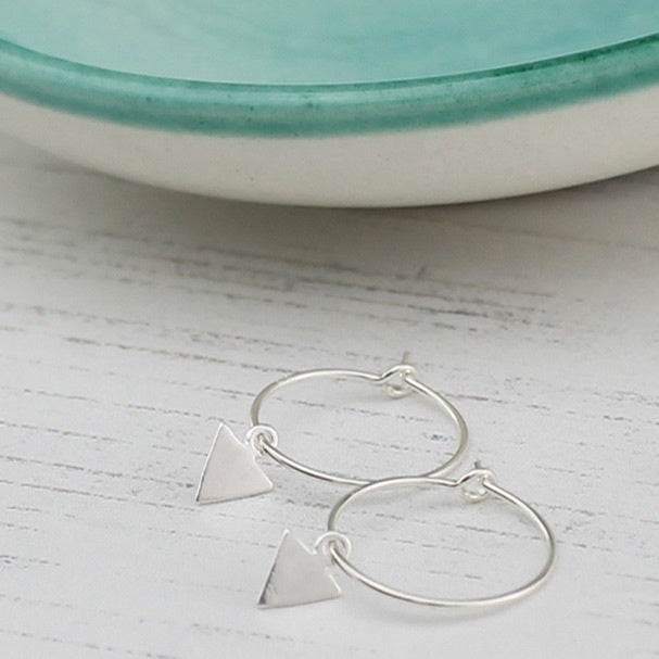 Silver Hoop Earrings