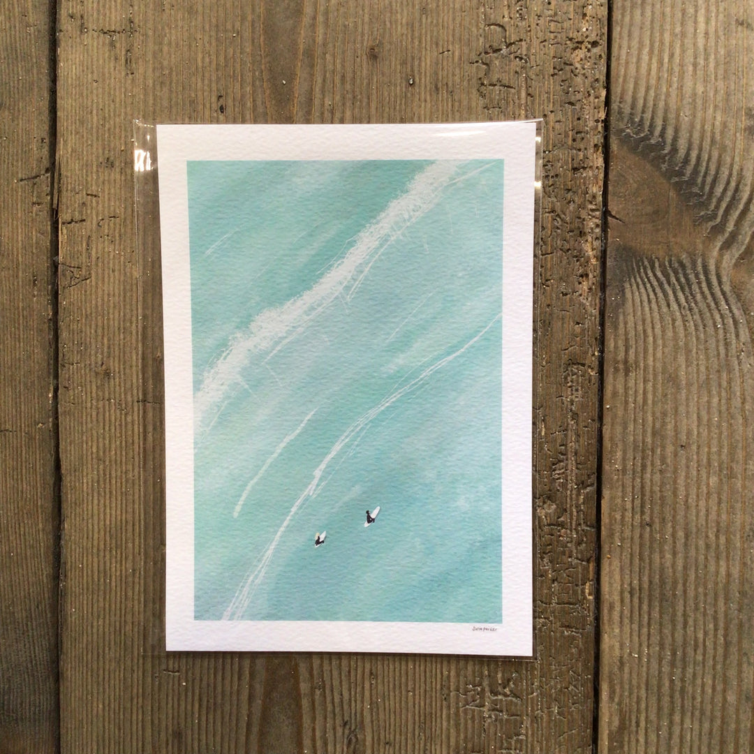 Aerial Line Up Light A5 Print