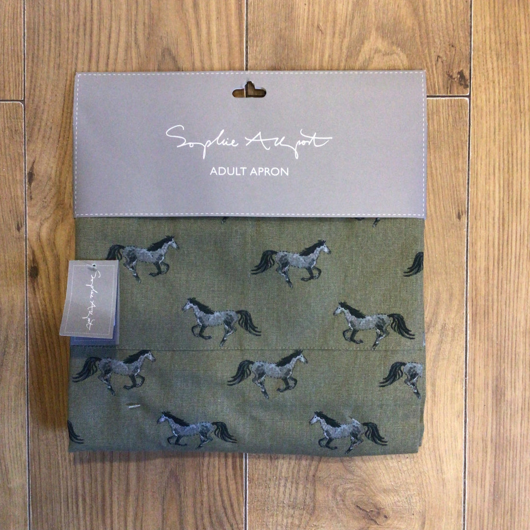 Adult Apron - Grey Horse