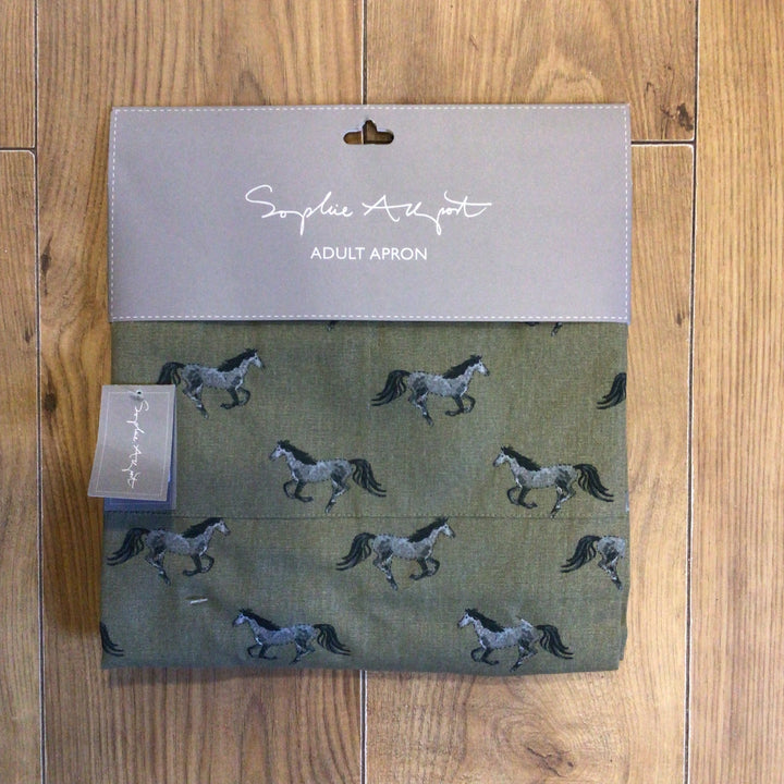 Adult Apron - Grey Horse