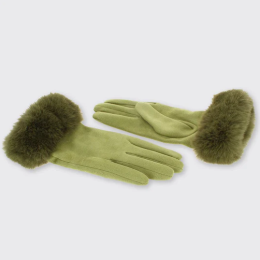 Ava Gloves with Fur