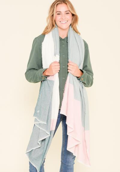 Stripe Blanket Scarf