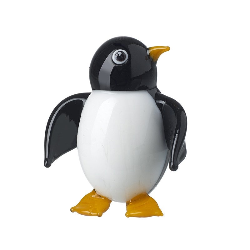 Glass Penguin Decoration