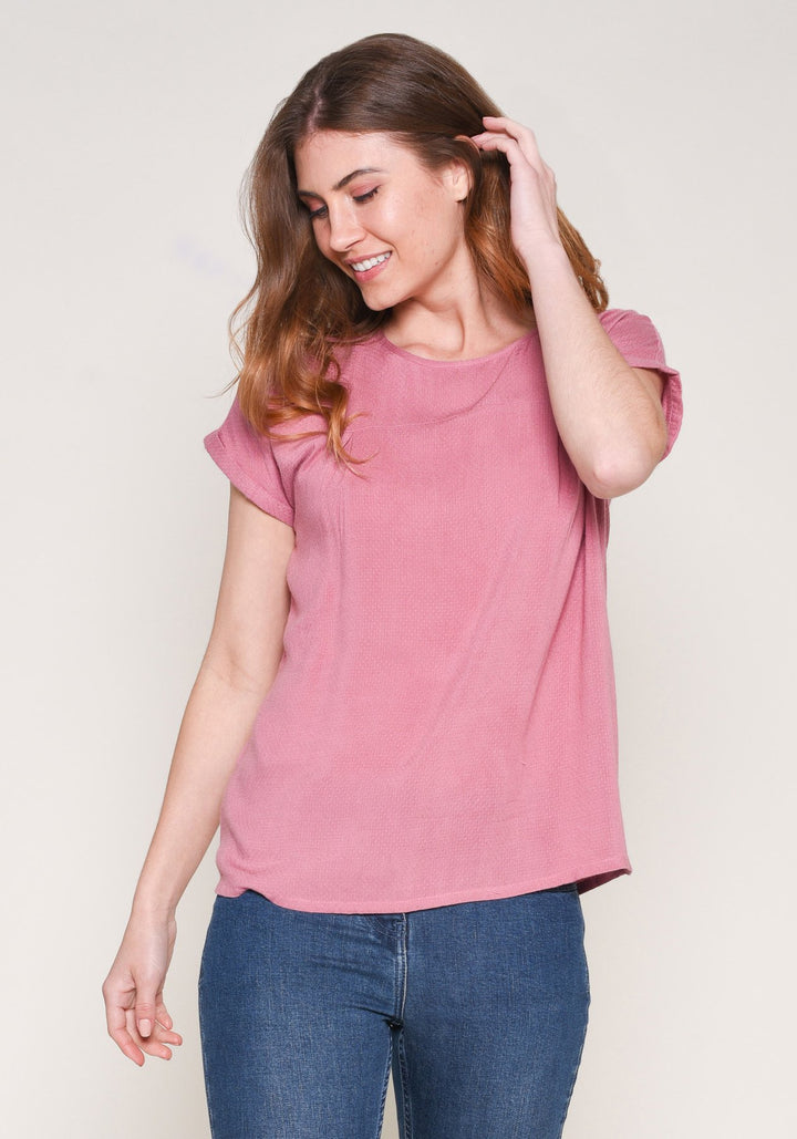 Woven Top - Pink