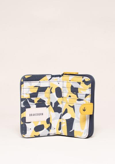 Wallet - Navy with yellow