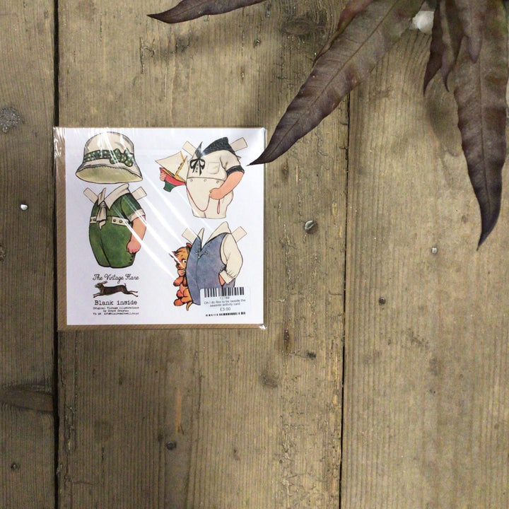 Oh I do like to be beside the seaside activity card