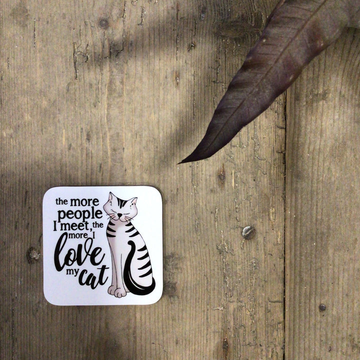 More I Love my Cat Coaster