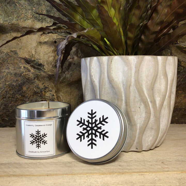 Cranberry Cinnamon and Orange Candle Tin