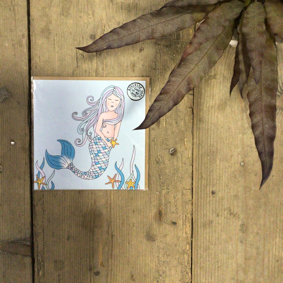 Windsweptgirlie mermaid activity card