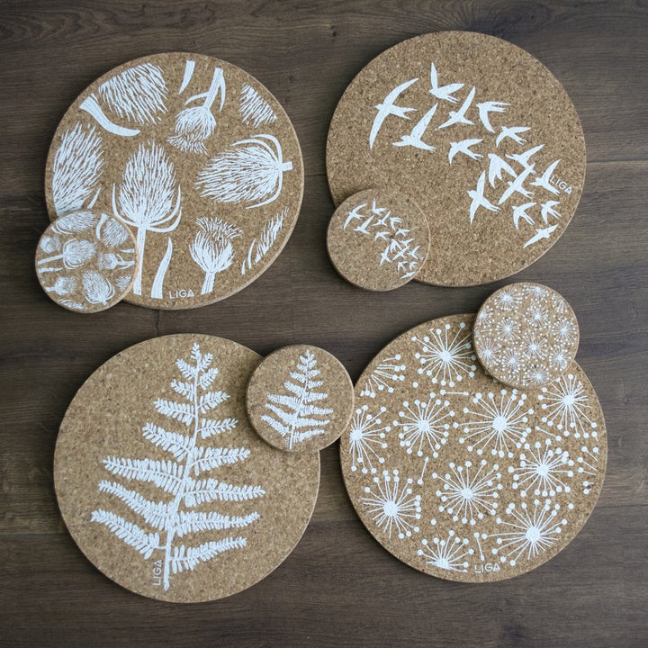 Country Cork Collection - Individual Coasters