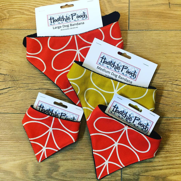 Orla Kiely Dog Bandana Orange - Exclusive to Ula