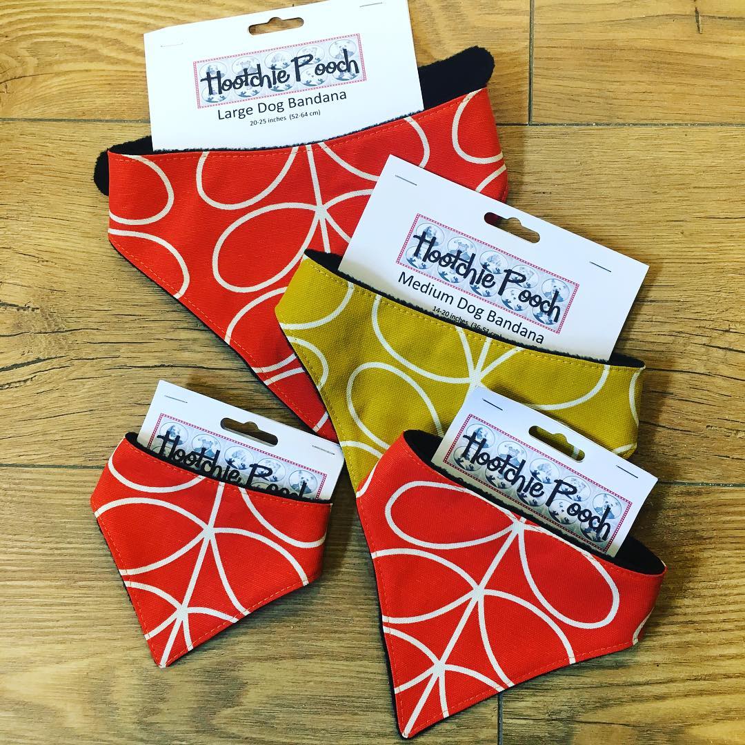 Orla Kiely Dog Bandana - Yellow - Exclusive to Ula