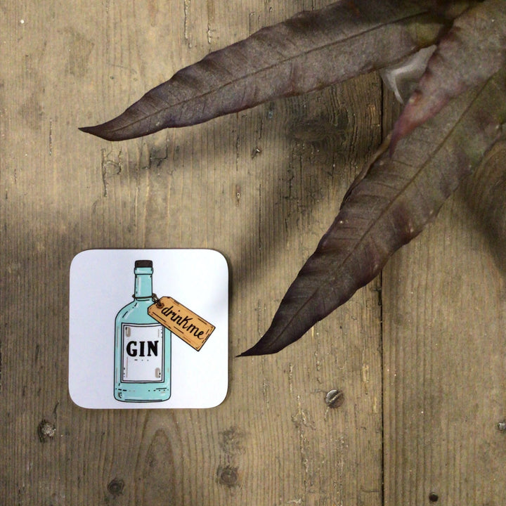 Drink Me Gin Coaster