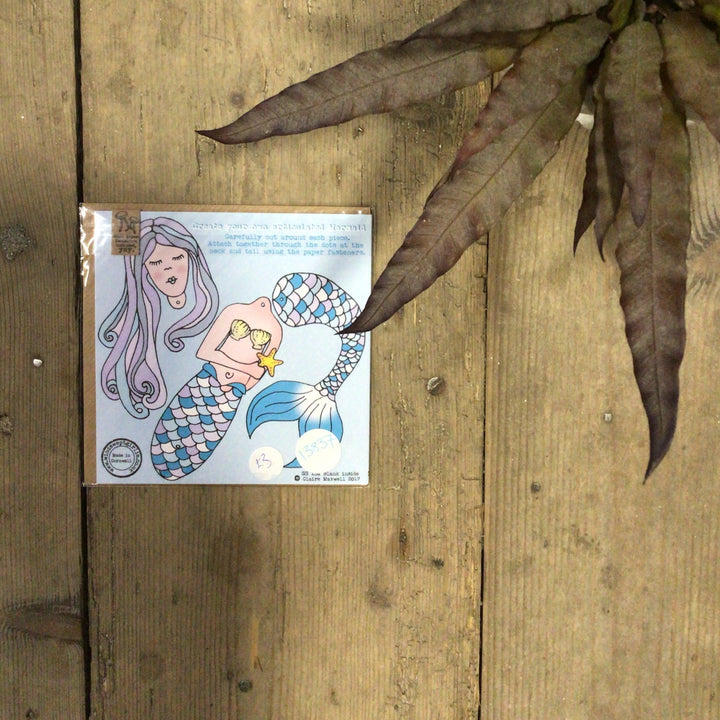 Mermaid activity card windswptgirlie