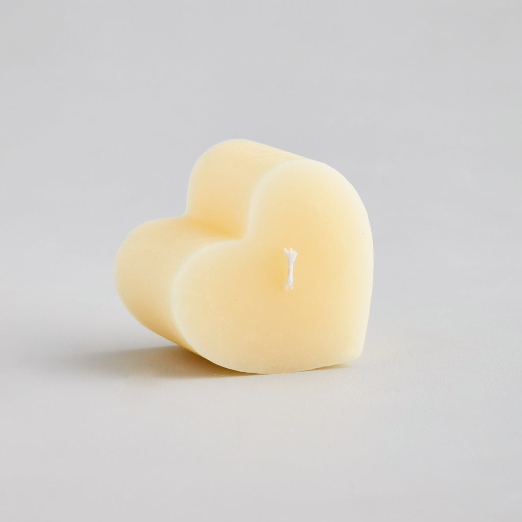 Ivory Mini Heart Candles