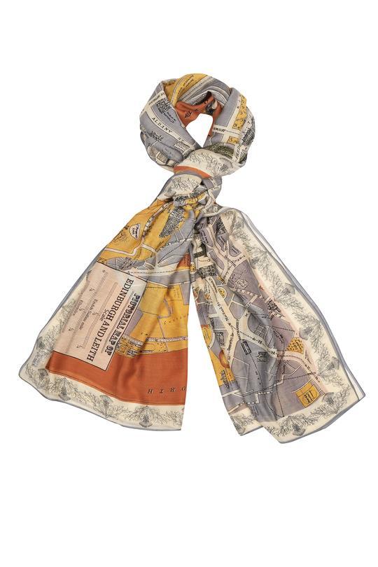 Map Scarf - Edinburgh and Leith
