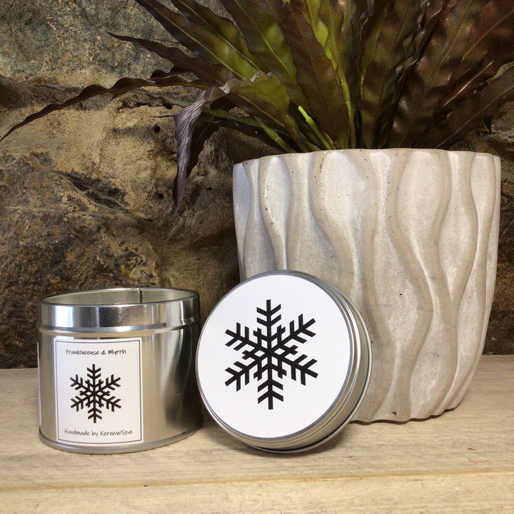 Frankincense and Myrrh Candle Tin
