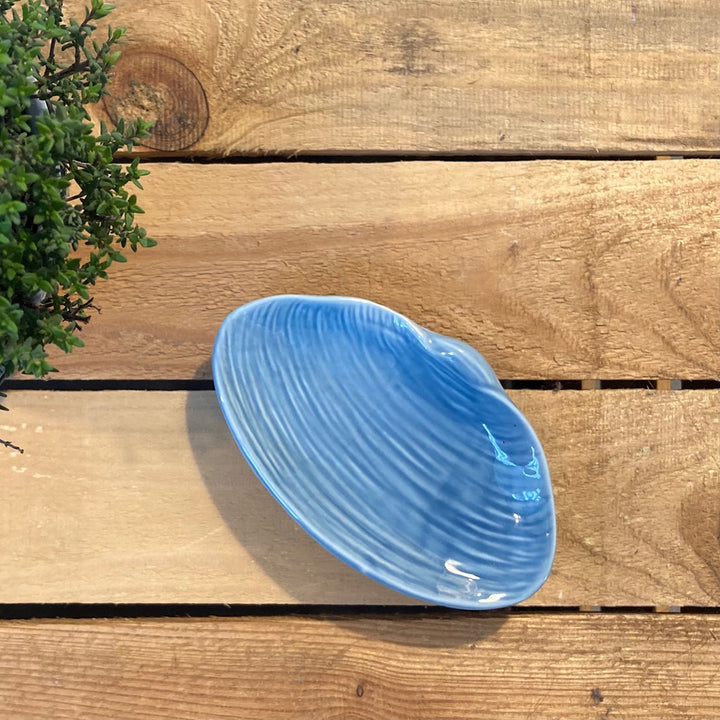 Ceramic Clam Shell Trinket Dish