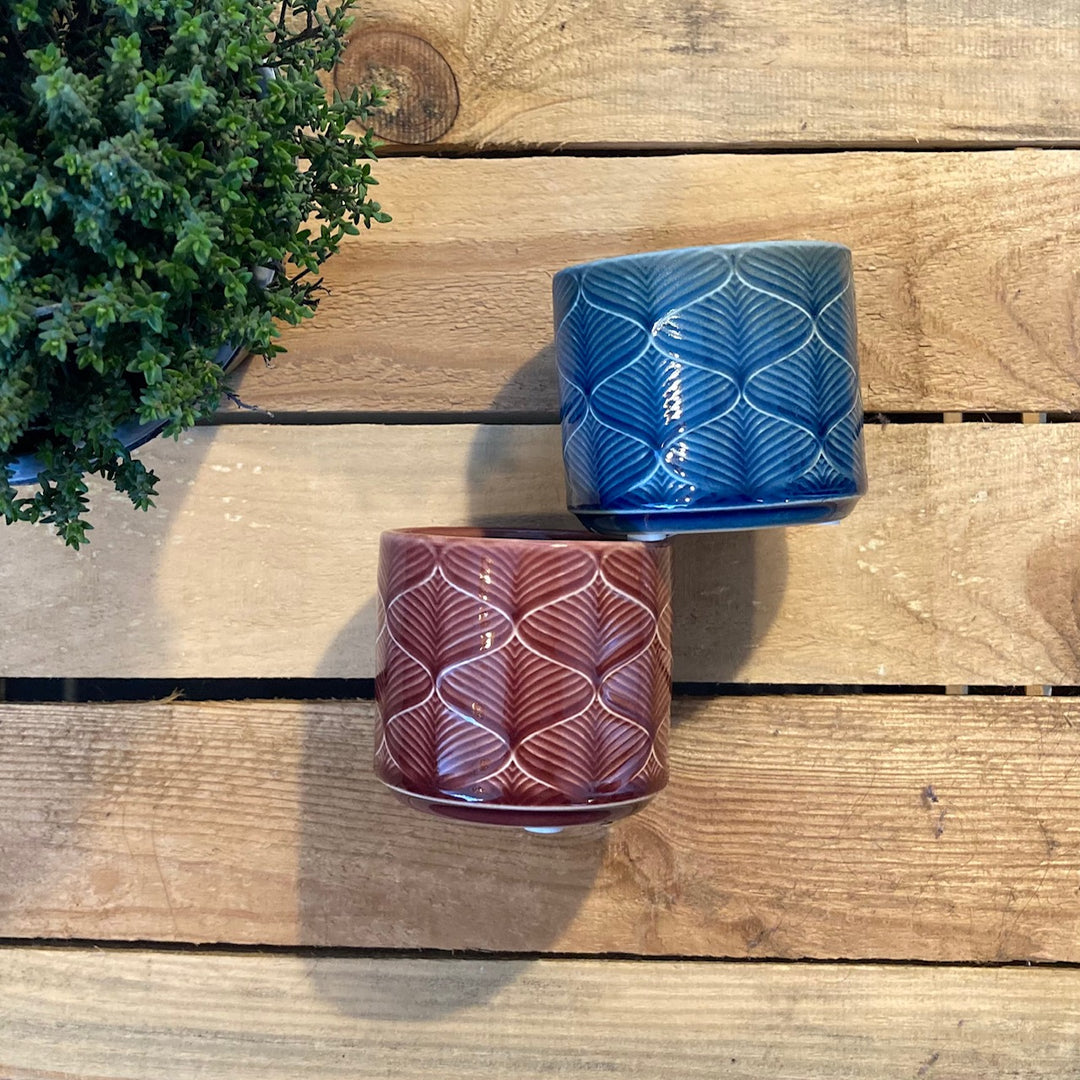 Wavy Ceramic Mini Pot Cover