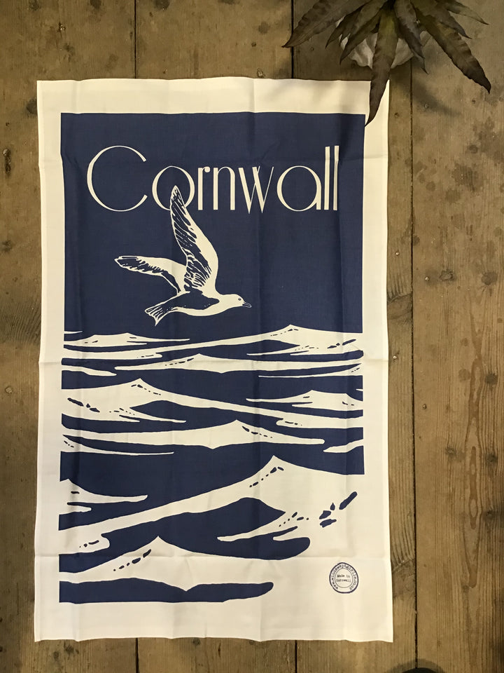 Cornish Gull Tea Towel