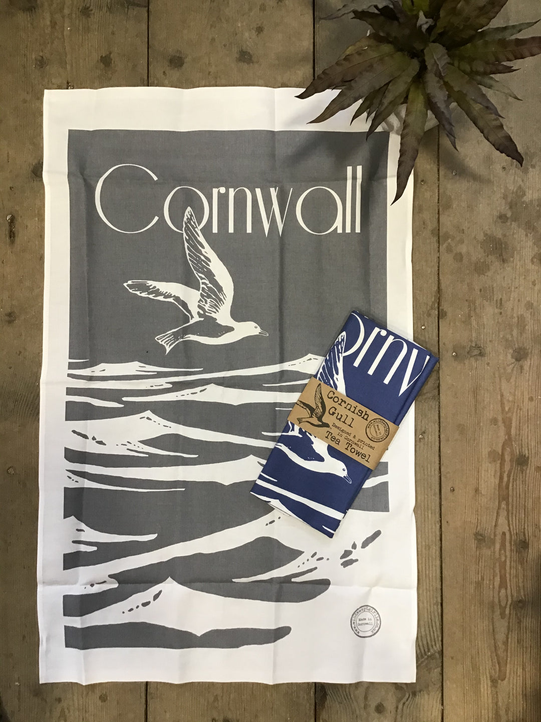 Cornish Gull Tea Towel