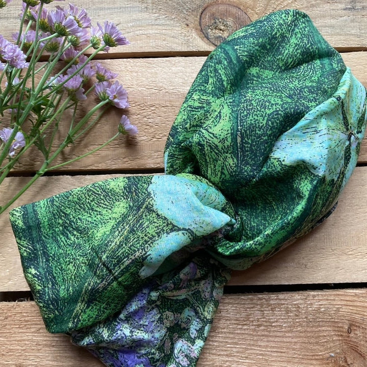 Hydrangea Print Headband