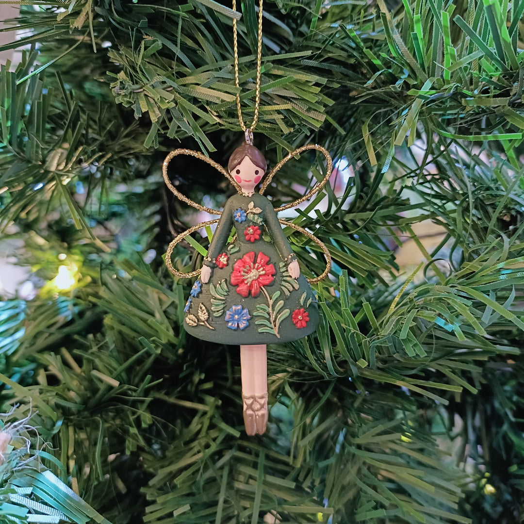 Folk Art Resin Fairy