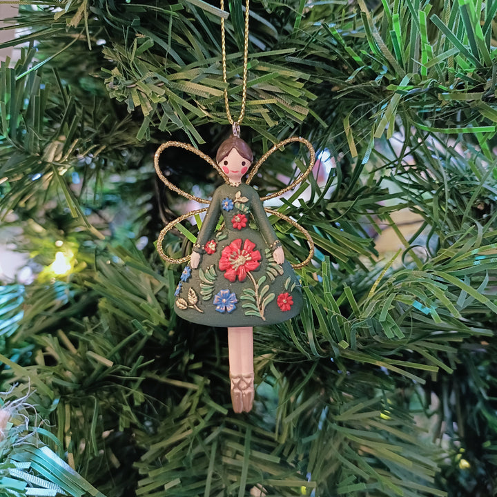 Folk Art Resin Fairy