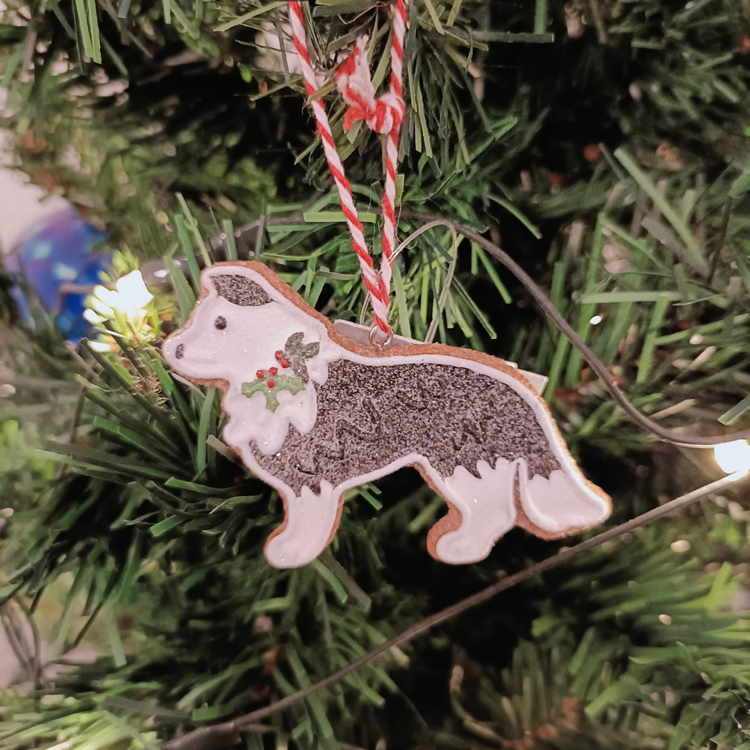 Gingerbread Dog Decoration