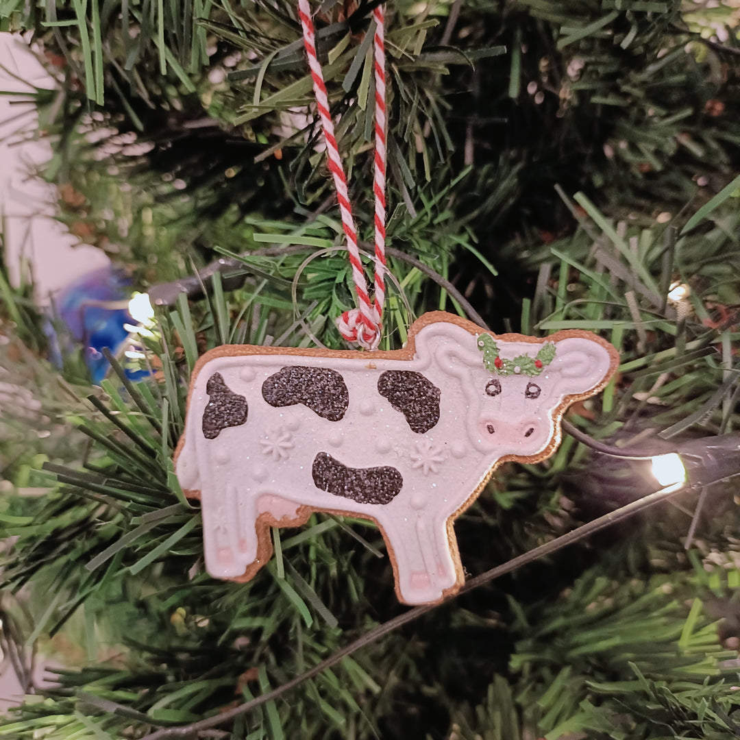 Gingerbread Cow Decoration