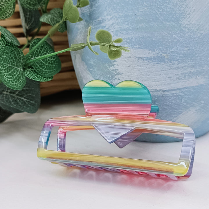 Heart Hair Claw Clip