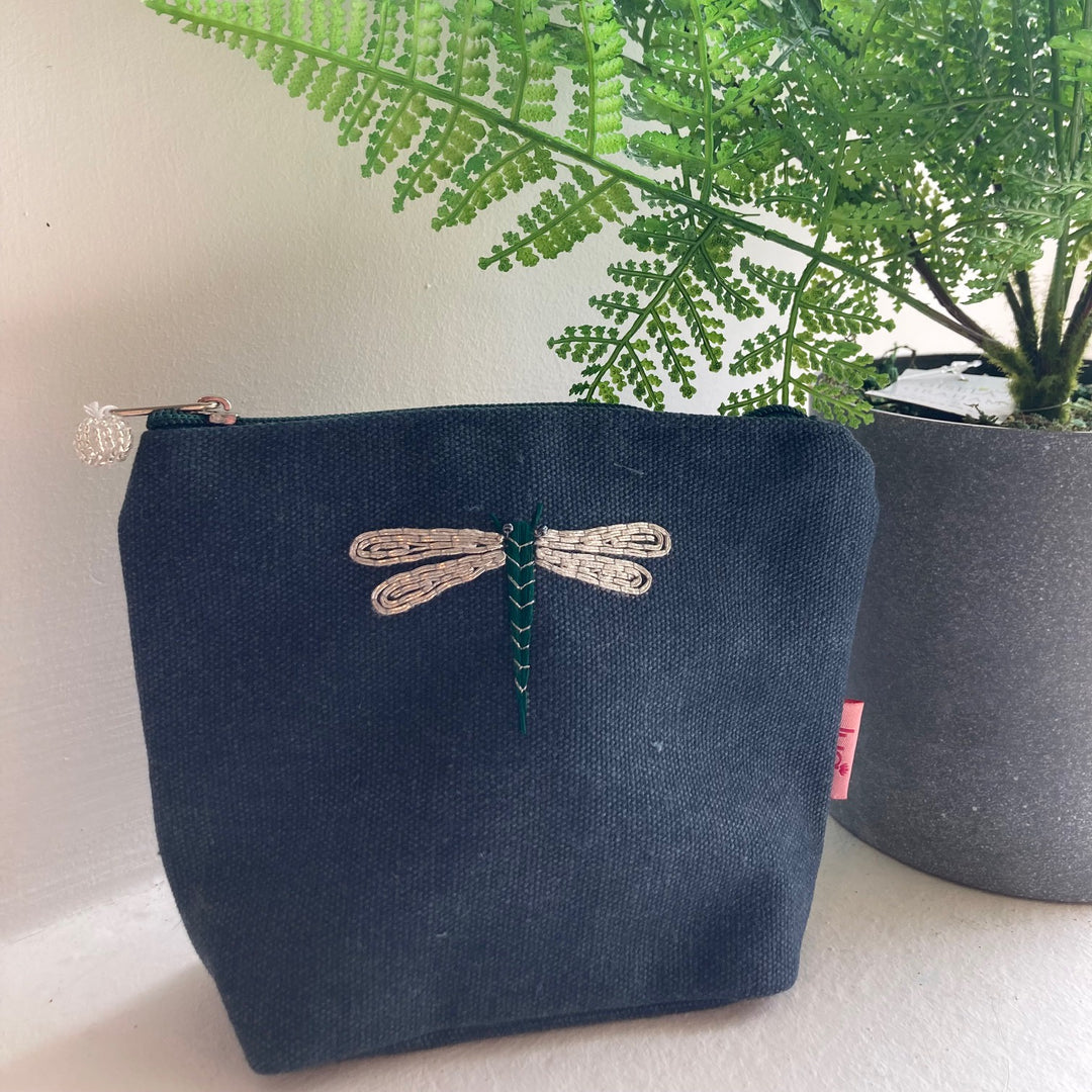 Dragonfly Small Cosmetic Purse