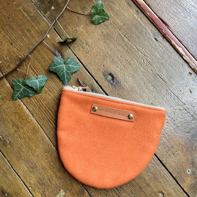 Wading Bird D Shape Purse