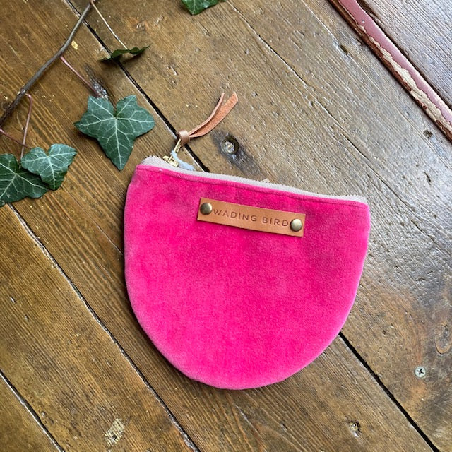 Wading Bird D Shape Purse