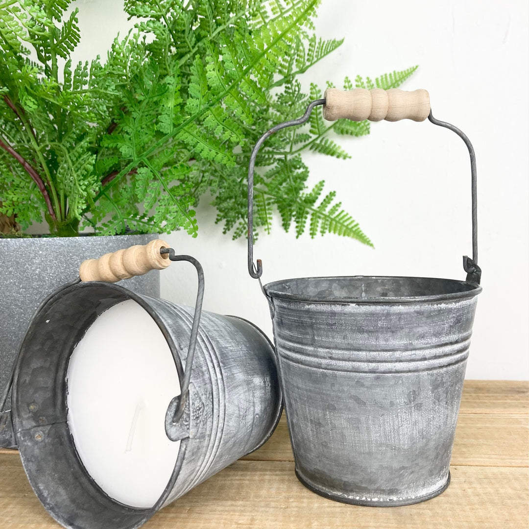 Tin Bucket Citronella Candle